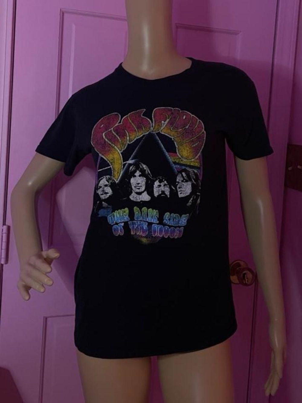 Black Pink Floyd band tee